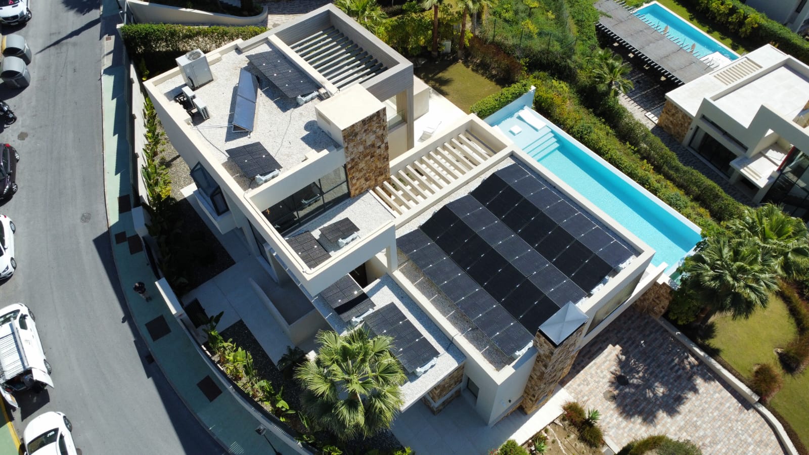 Vista aérea instalación